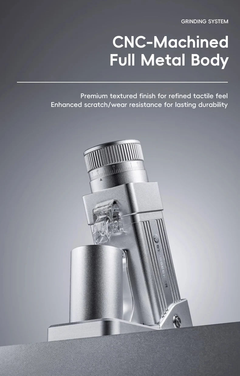 STARSEEKER E55Pro Macinacaffè Elettrico con Macine in Titanio da 55MM