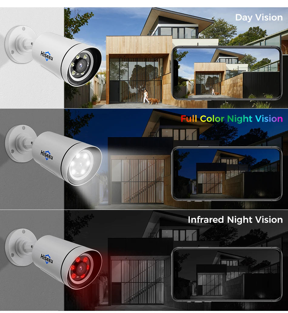 4K 8MP PoE IP Bullet Camera with Human Detection