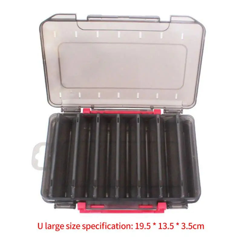 Angelgeräteboxen mit Fächern, Aufbewahrungsbox für Köder, Kunstköder, Haken und Zubehör, robuste Angelboxen, Aufbewahrungskoffer, Behälter und Taschen