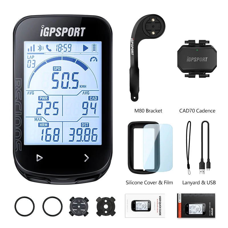 iGPSPORT BSC100S GPS Odometer Cycling Bike Computer Sensors Cycl Speedomet Riding Cycling Speedometer 2.6‘’ large screen