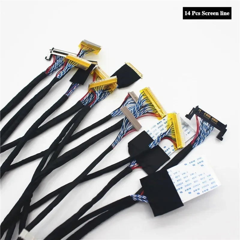 LCD Panel Tester Kit with 14 LVDS Cables