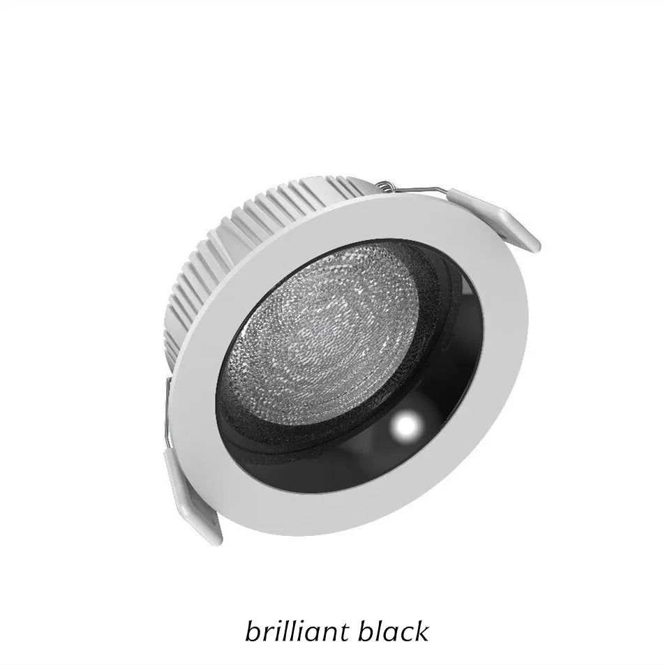 Indbygget LED-downlight med valgmuligheder for finish og dæmpning