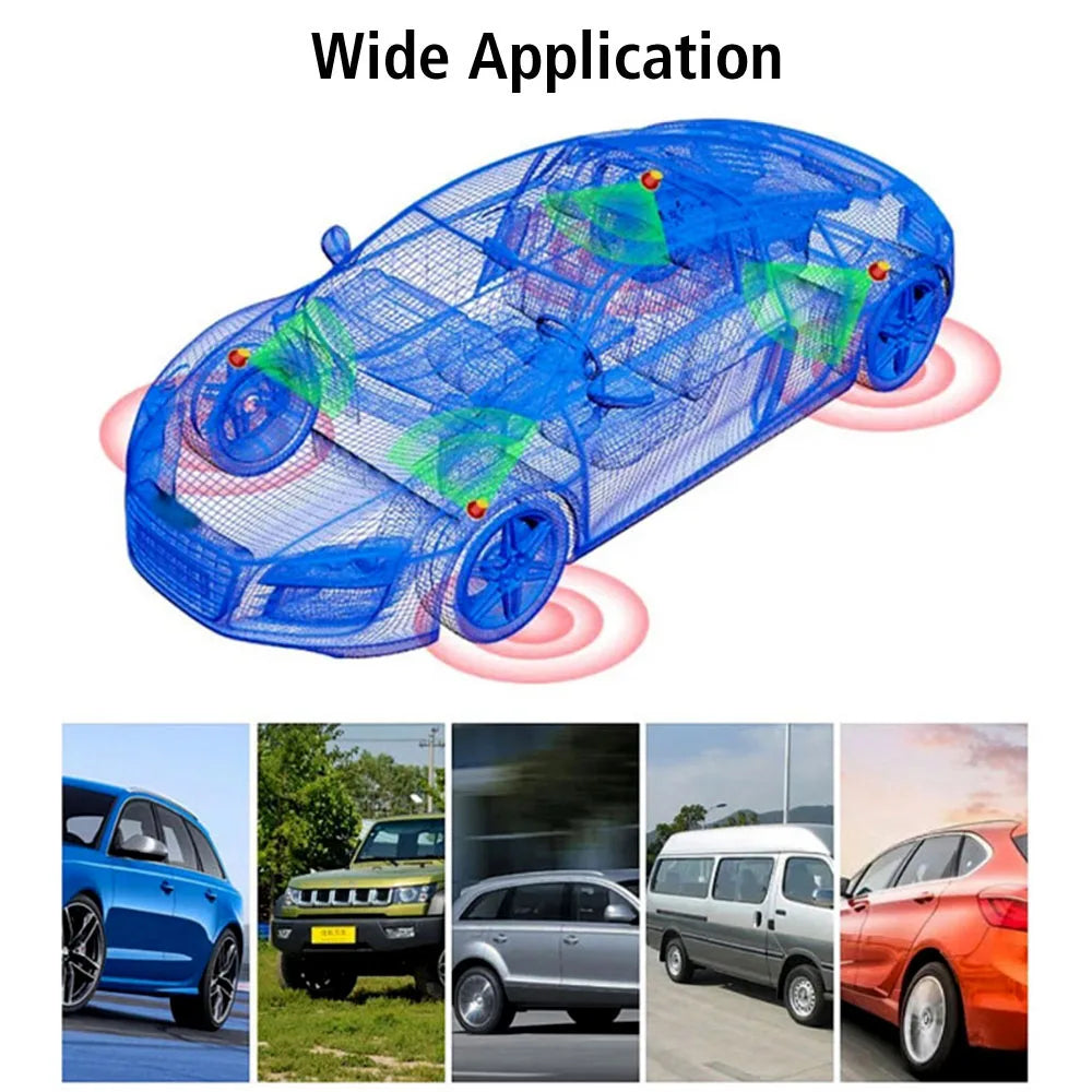 Solar TPMS Tire Pressure Monitoring System with External Sensors
