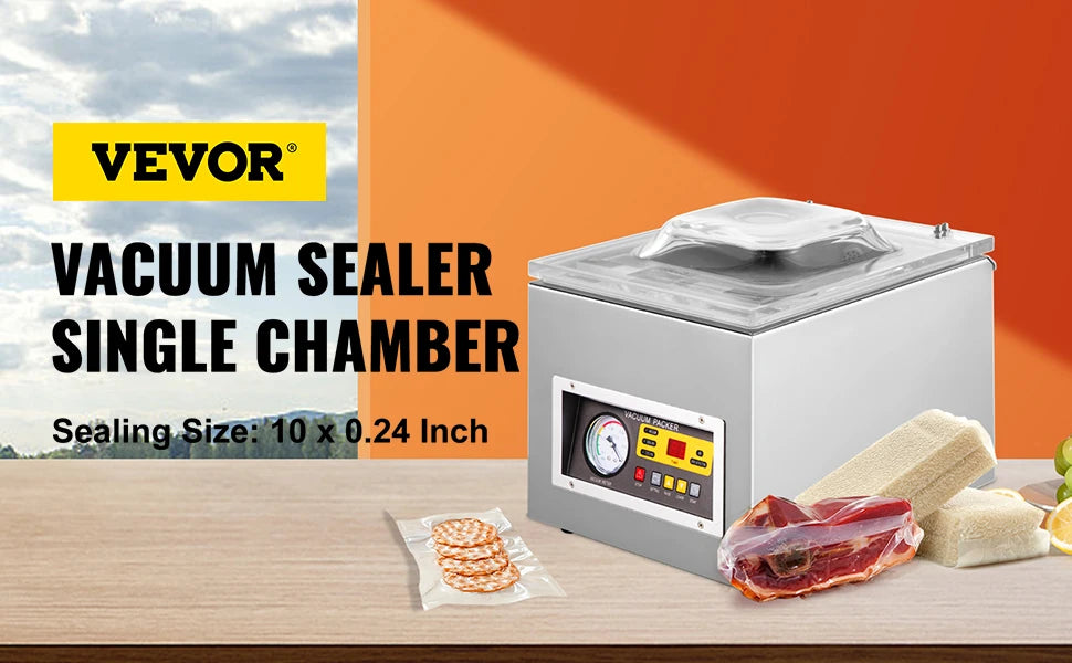 Commercial Vacuum Sealer Machine 120W DZ-260S Food Packing