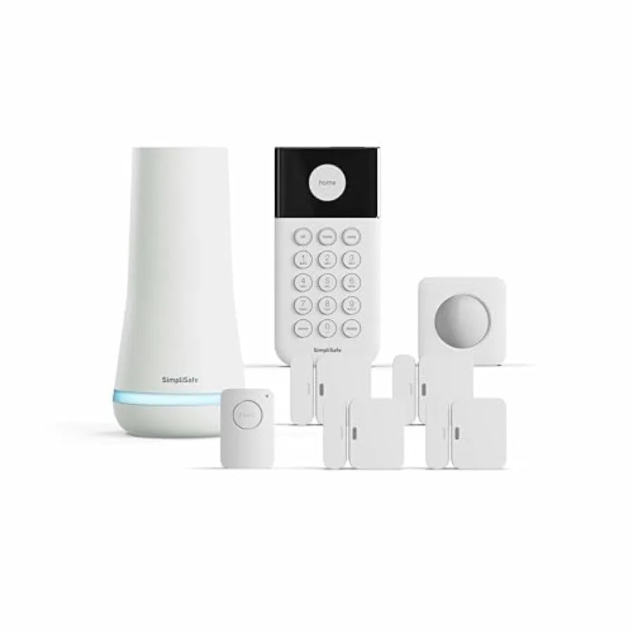 Wireless Home Security System for Indoor Use, 8-Piece Set