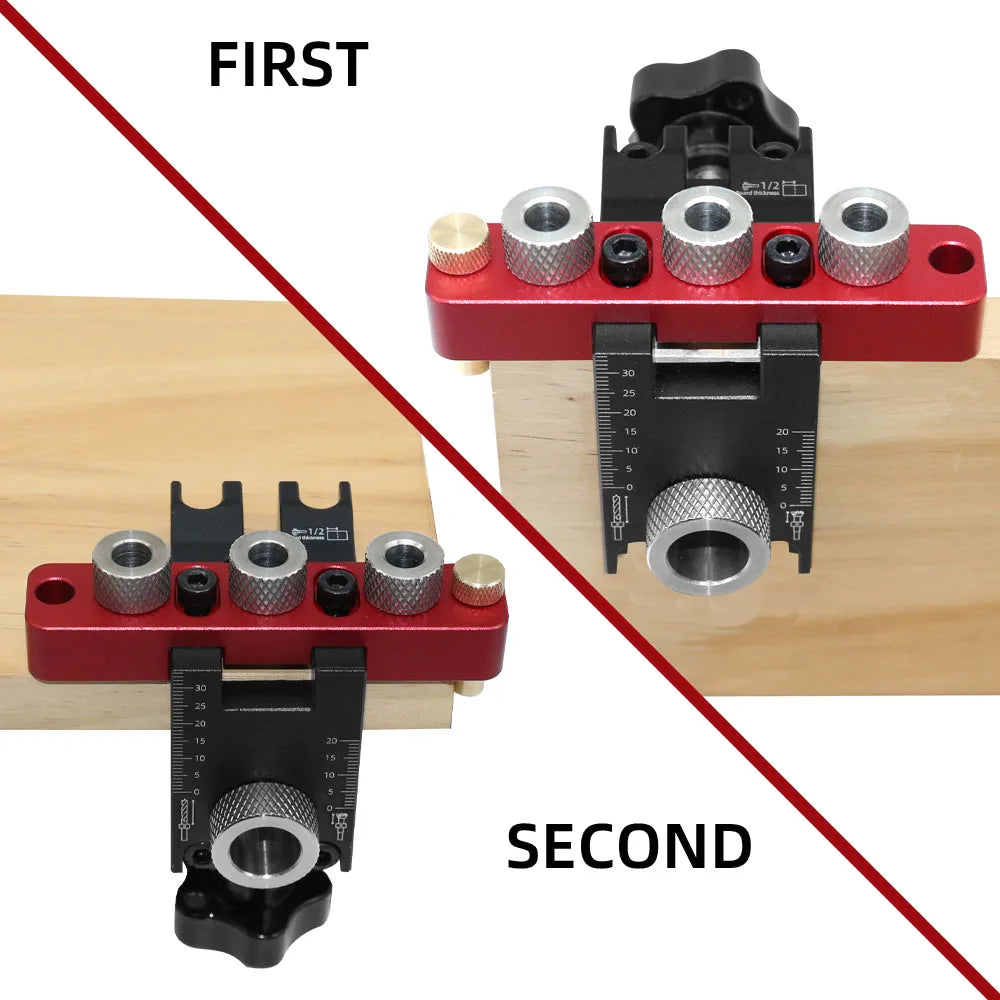 Three-in-One Adjustable Dowelling Jig