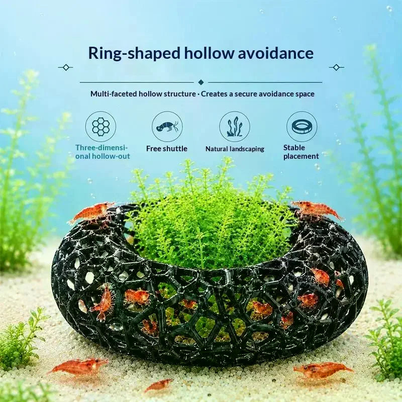 Obročast akvarijski zaščitnik za rakle — 8 cm