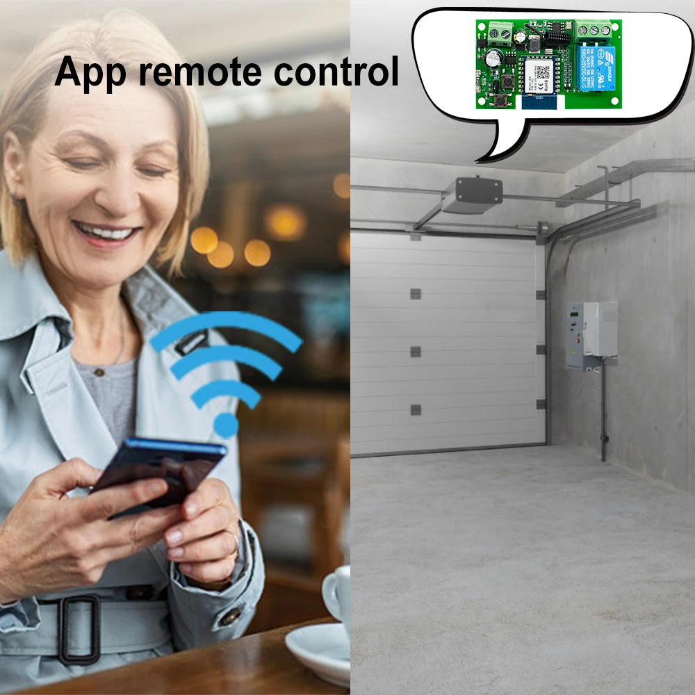 Wi-Fi-Relaismodul - Kanal- und Versorgungsoptionen