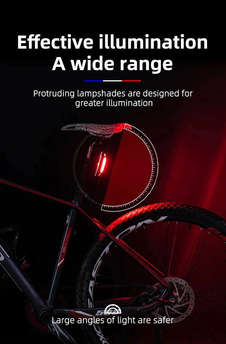 Waterproof Bike Taillight LED Rear Light with Multiple Modes