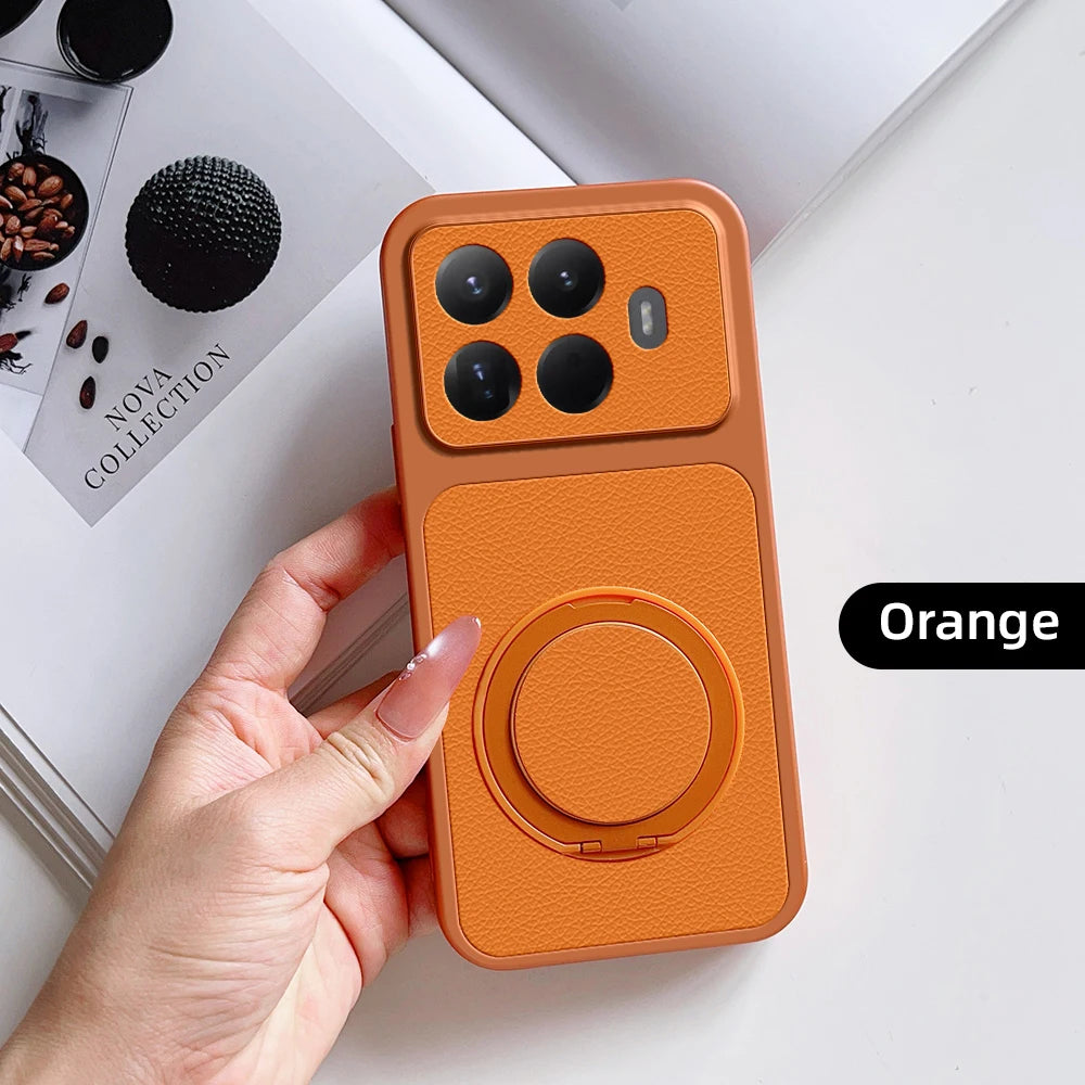 Hoescase met draaibare magnetische standaard voor geselecteerde Xiaomi-telefoons