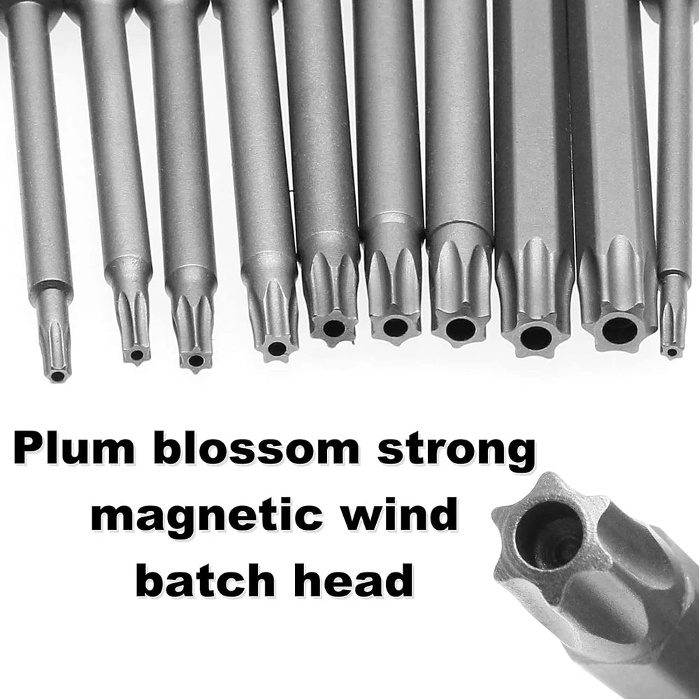 Torx Security Screwdriver Bit Sets - 50 / 100 mm