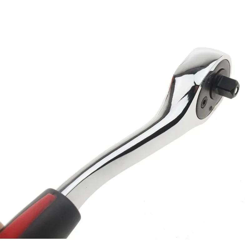 72 Tooth Quick Ratchet Wrench Two-way Socket Wrench Repair Tools for Vehicle Bicycle