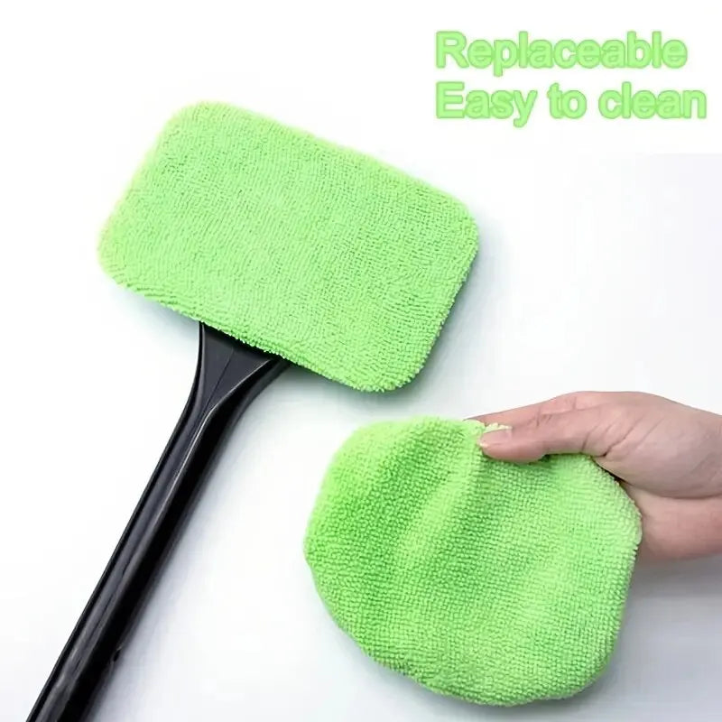Long-Handle Car Window Cleaning Tool