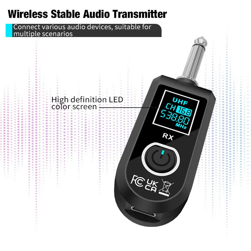 Súprava bezdrôtového XLR audio vysielača a prijímača