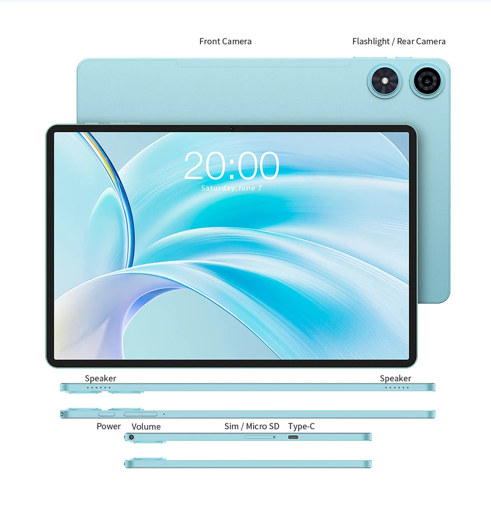 Teclast P50 2025 Android 15 Ταμπλέτα με οθόνη IPS 11"