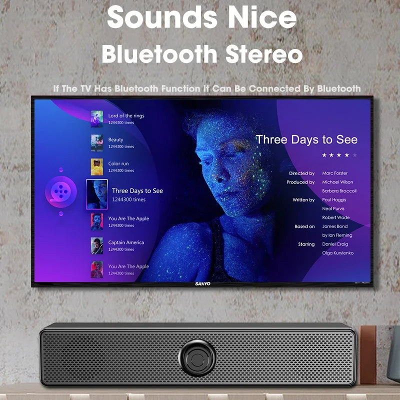 Wired Wireless Bluetooth Speaker Sound Box Bar Soundbar Computer PC TV Laptop Desktop Music Portable Caixa De Som Audio System
