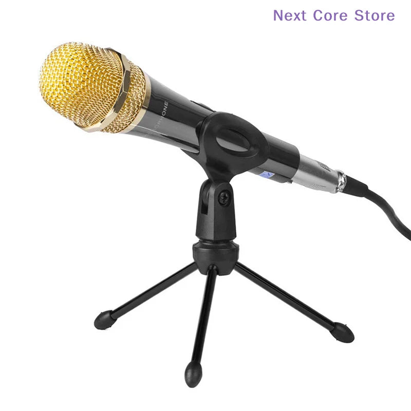 Mini Desktop Microphone Tripod, Adjustable Height