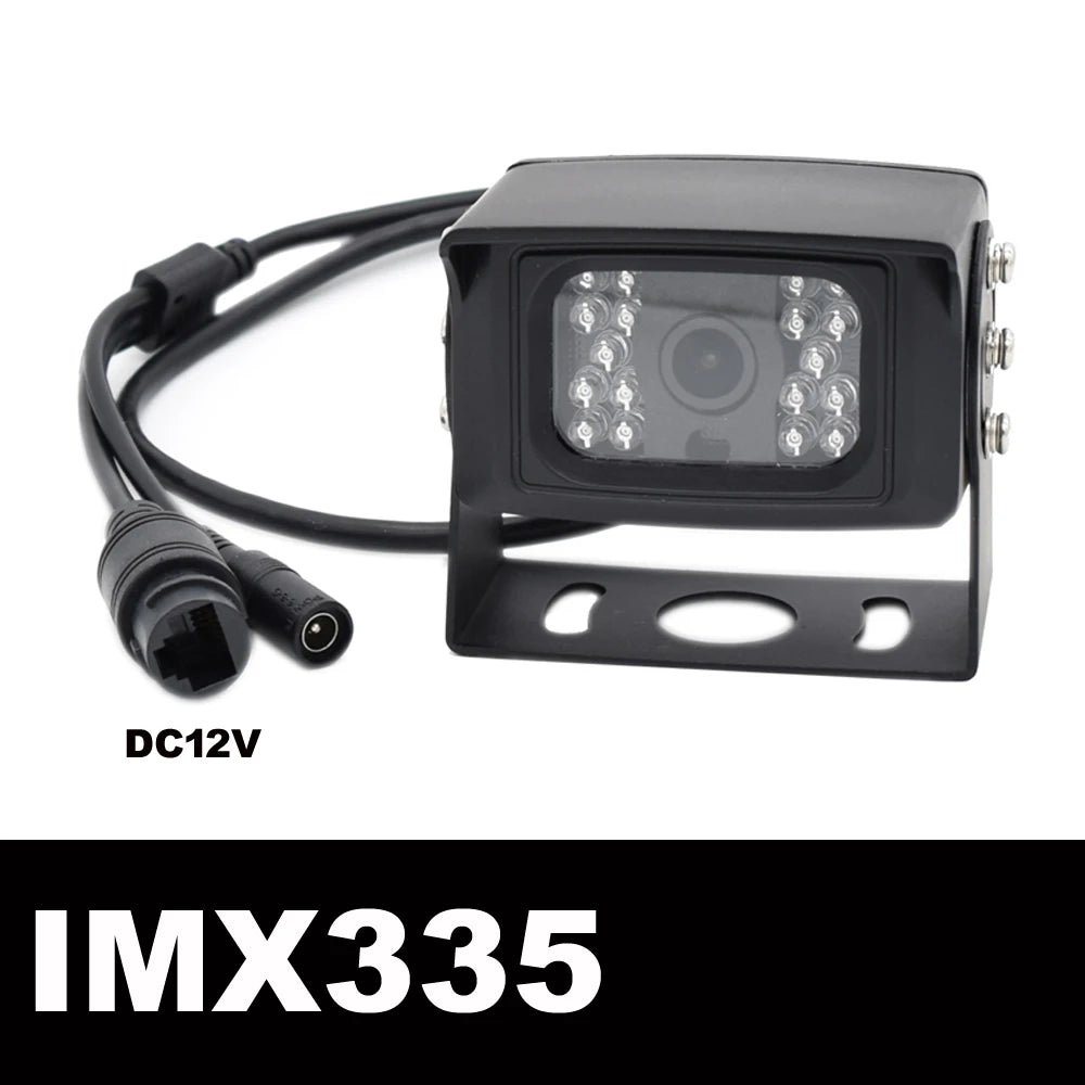 Waterproof 8MP 4K IP Security Camera with Motion Detection, PoE, Audio and Night Vision