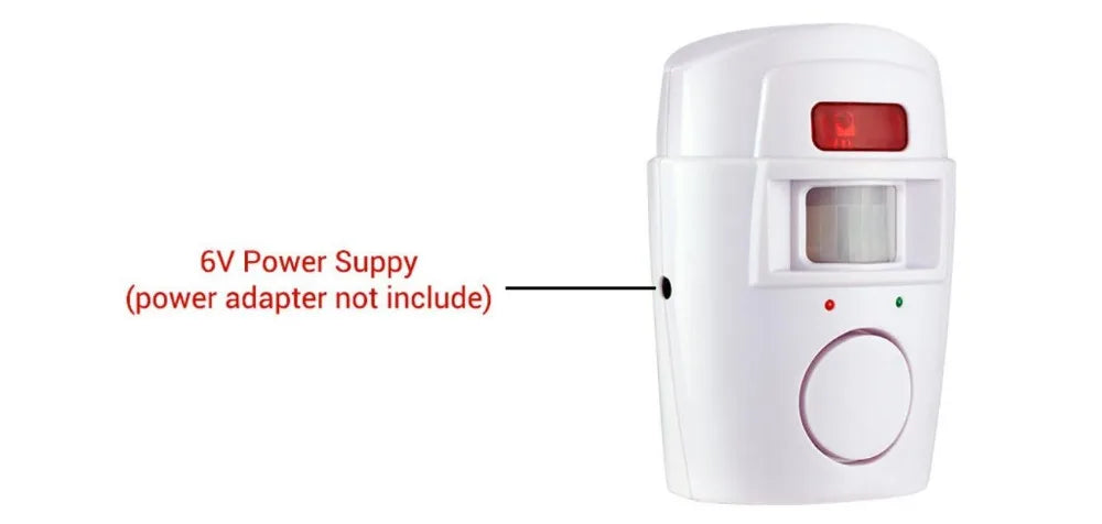 Wireless Dual Remote Motion Sensor Alarm, Infrared Security Detector for Indoor Outdoor Home Garage Burglar Alert System