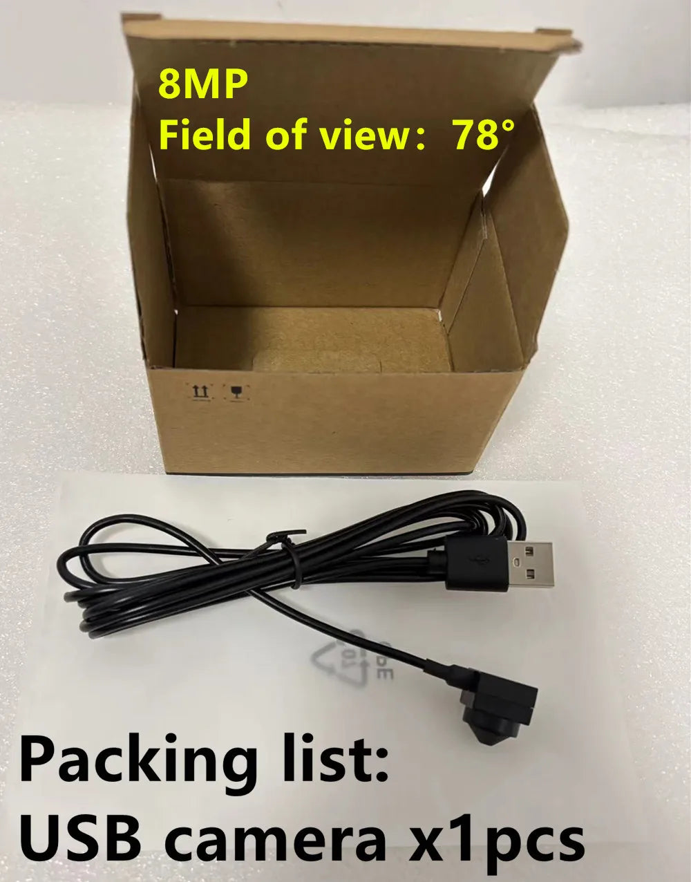 Mini USB 1080P HD Webcam Cameramodule, 2m Kabel