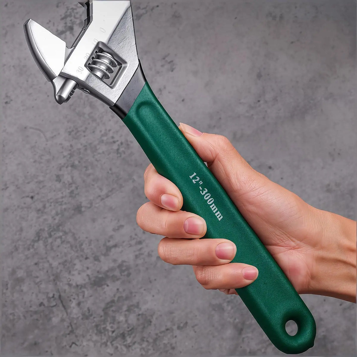 Carbon-Steel Adjustable Wrench - Size Options