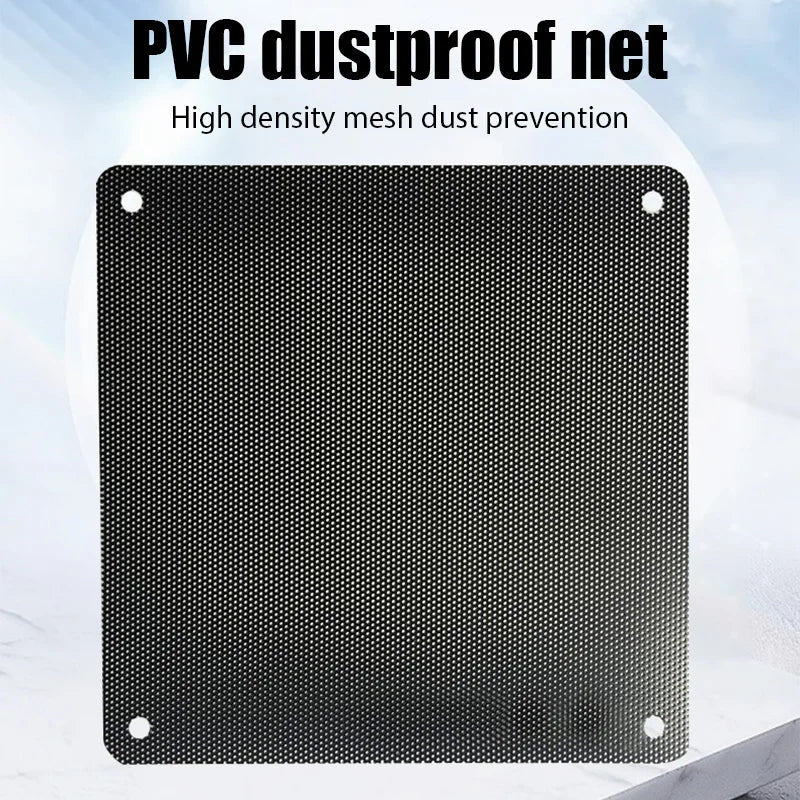 Rejilla de refrigeración para chasis de PC, malla de polvo, funda de ventilador, filtro de polvo, red de red, cubierta de polvo para PC