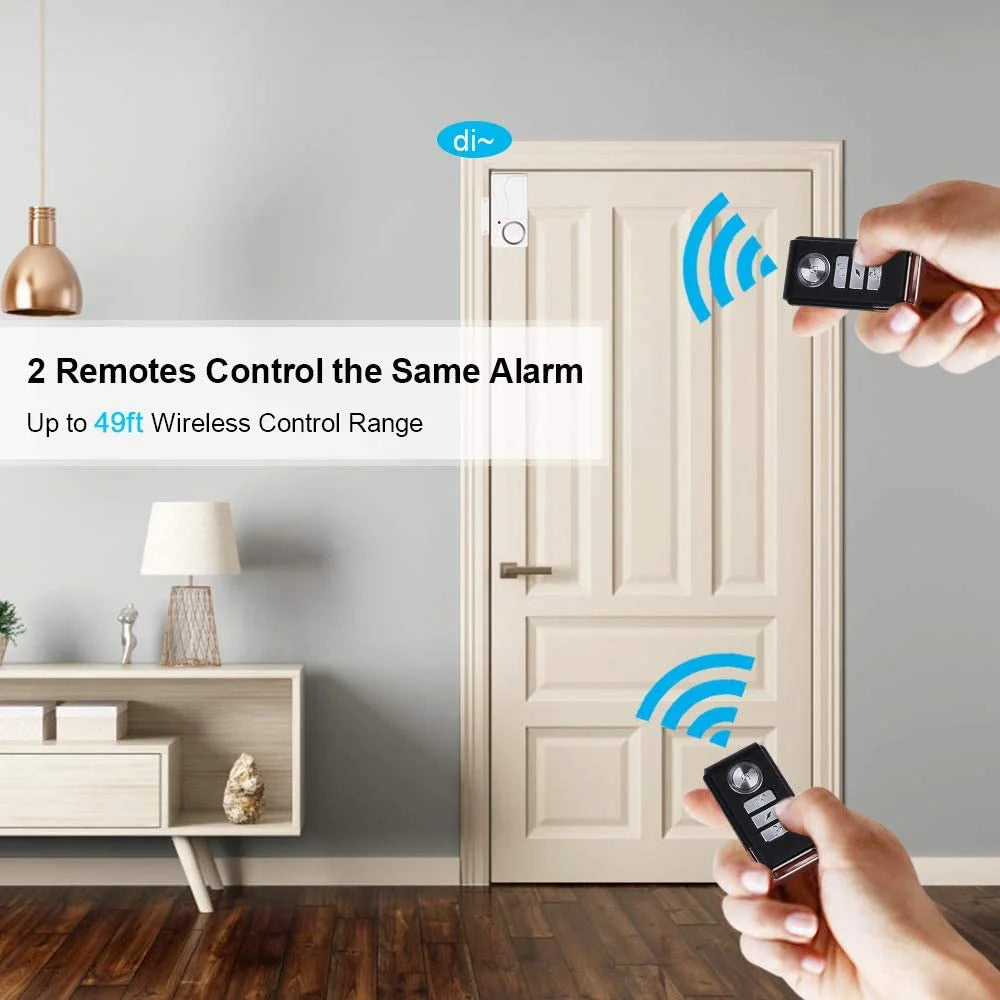Wireless Door and Window Alarm - Remote Kit Options