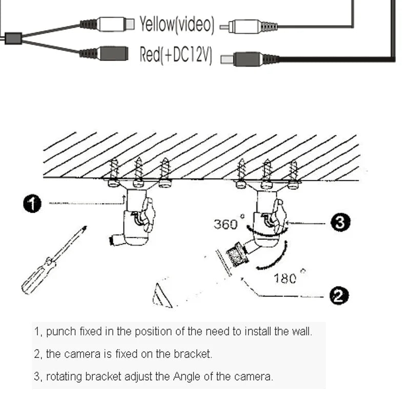 1080P 2MP pełne HD 4-w-1 mini przewodowa kamera CCTV