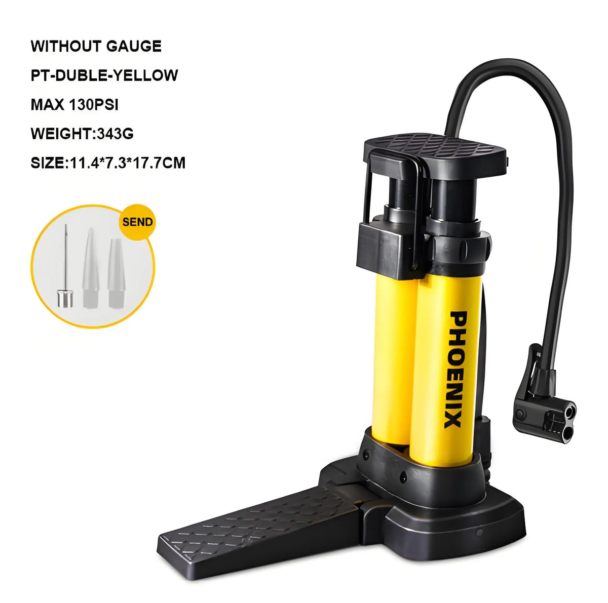 Portable Foot-Operated Pump, Style Options