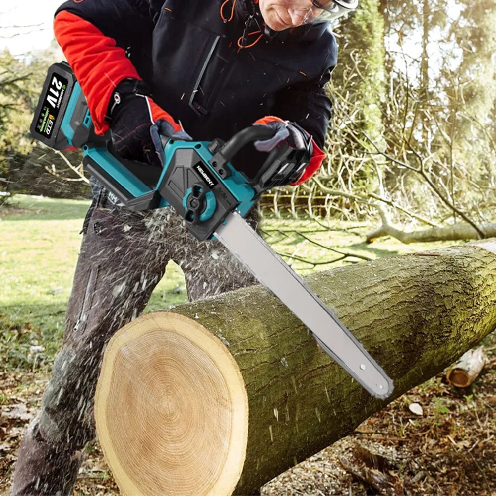 NEWBENY 12 Inch Brushless Electric Saw Cordless Efficient Garden Woodworking Cutting Power Tool For Makita 18-21V Battery Pin