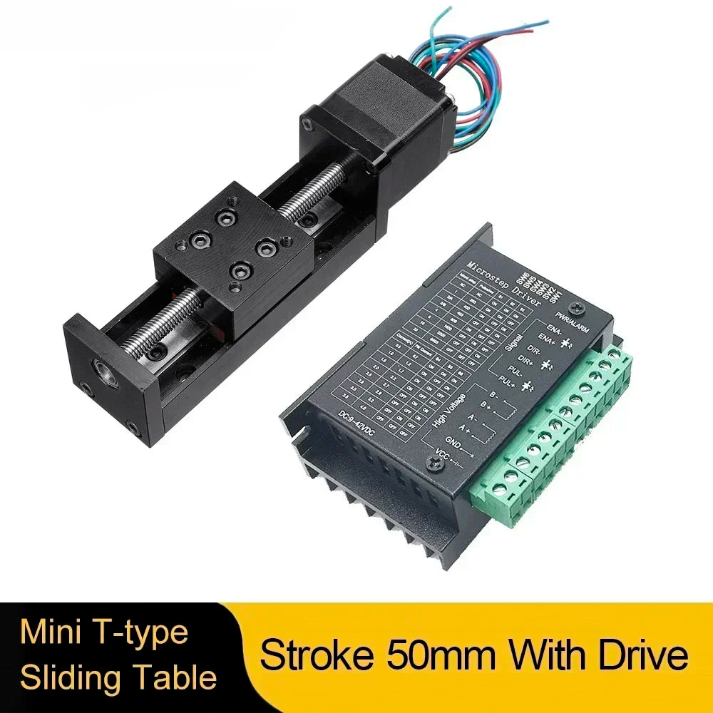 Kleines Linear-Schiebestage mit NEMA11 Motor - Optionen