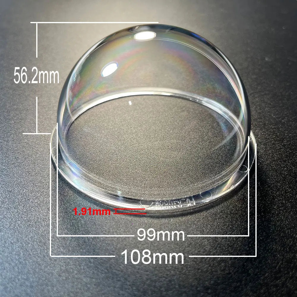 Cúpula transparente de 4 polegadas para câmara CCTV