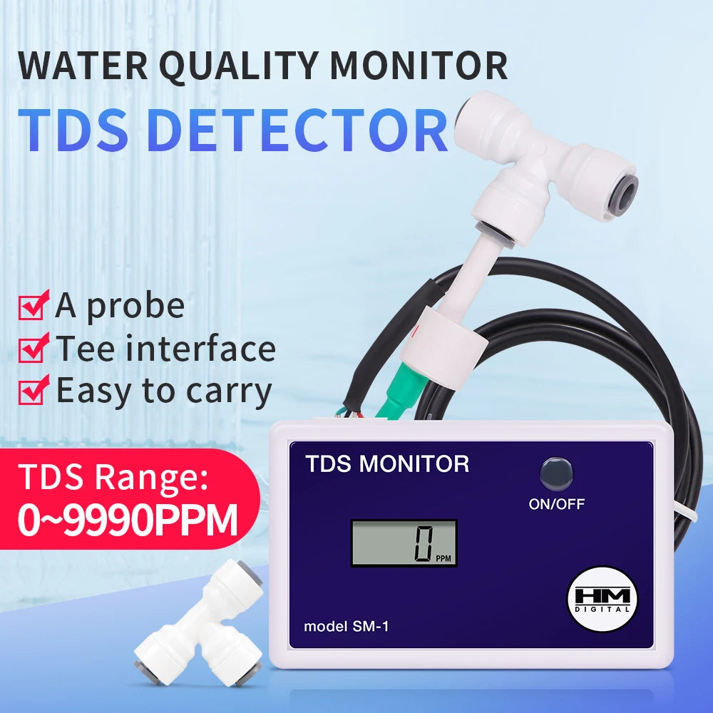 Inline TDS- en EC-watermonitoropties