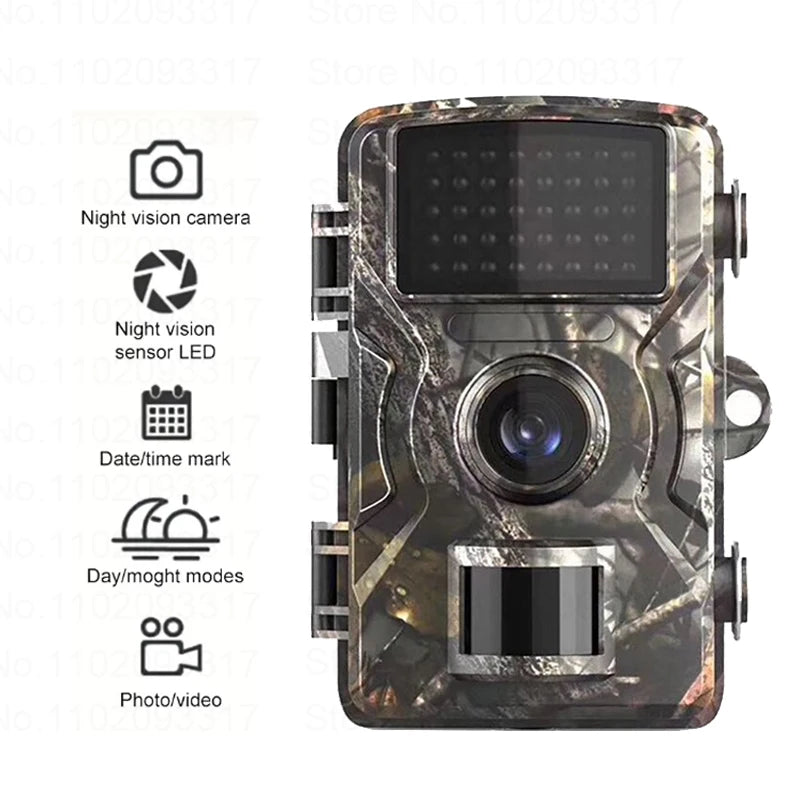 16MP 1080P Infrared Trail Camera for Wildlife Monitoring