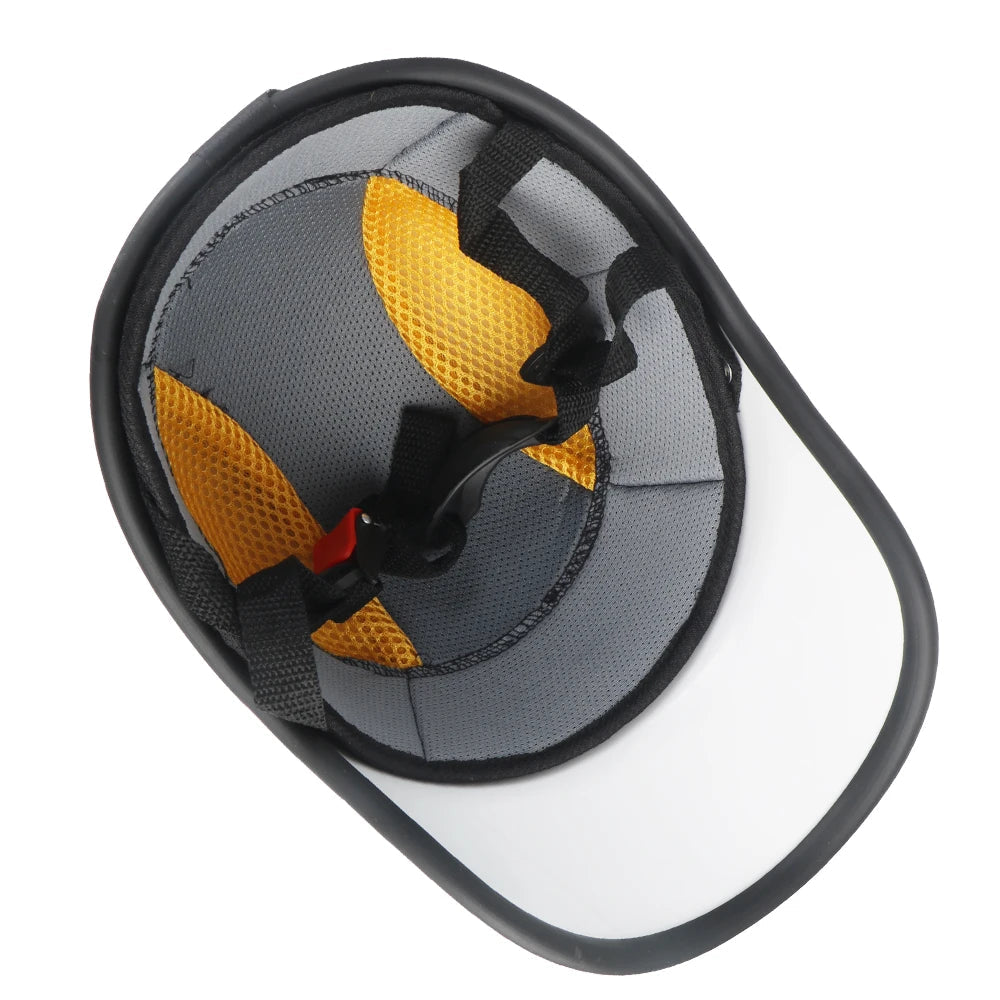 LEEPEE For Cafe Racer Chopper Scooter Safety Hard Hat Half Face Vintage Summer Cap Motorcycle Half Helmet Baseball Cap Style