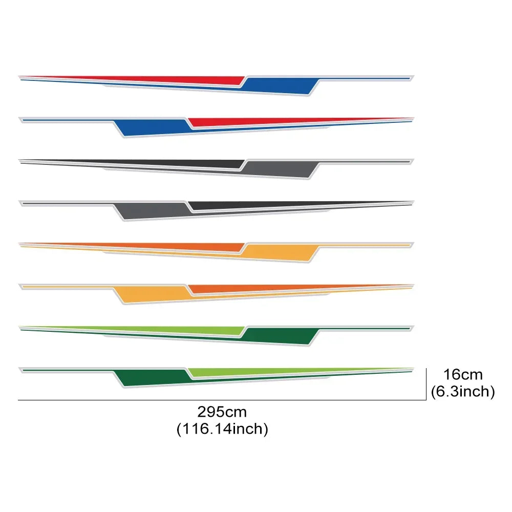 Auto Boby Stripe Decal Kit For SUZUKI JIMNY JB64W JB74W Car Door Side Stickers Car Waterproof Vinyl Film Car Accessories