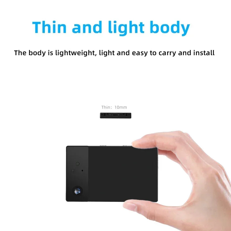 1080P High Definition Wireless WiFi Mini Camera Indoor Night Vision Motion Detection Remote Monitoring Thin Security Camera