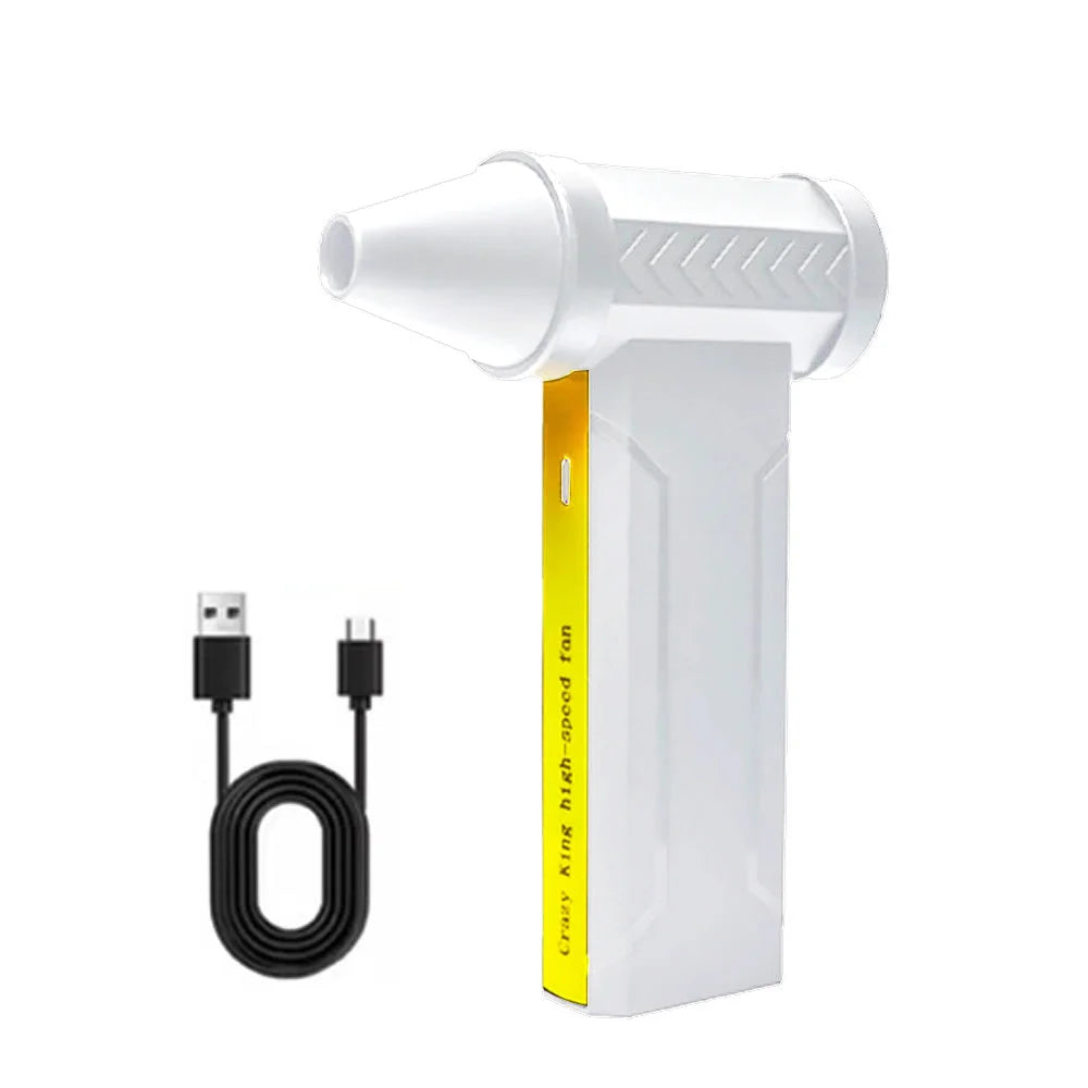 160000 RPM 350g thrust Brushless Motor Electric Turbo Jet Fan High-Speed Turbo Violent Fan USB Rechargeable Powerful Dust Blower