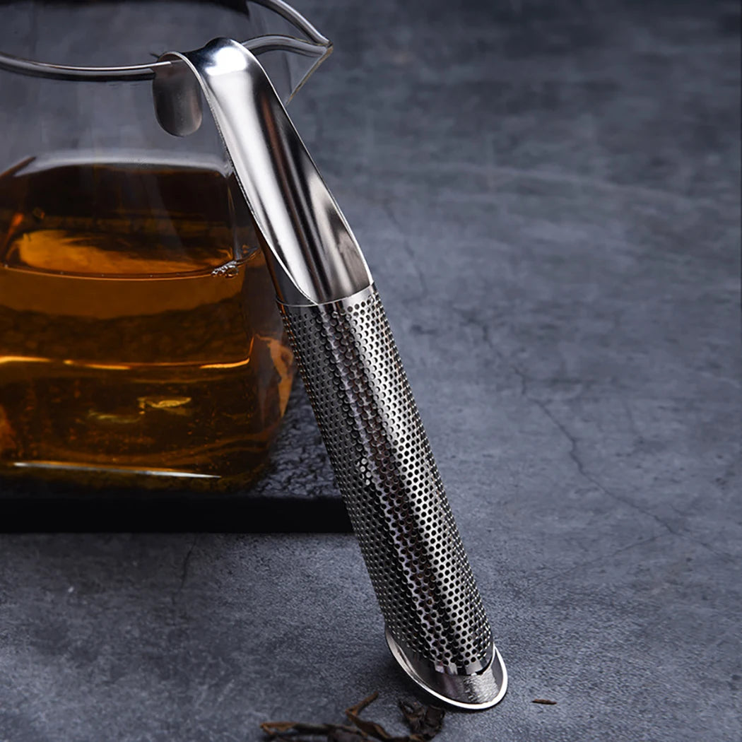 Stainless-Steel Tube Tea Infuser with Hook