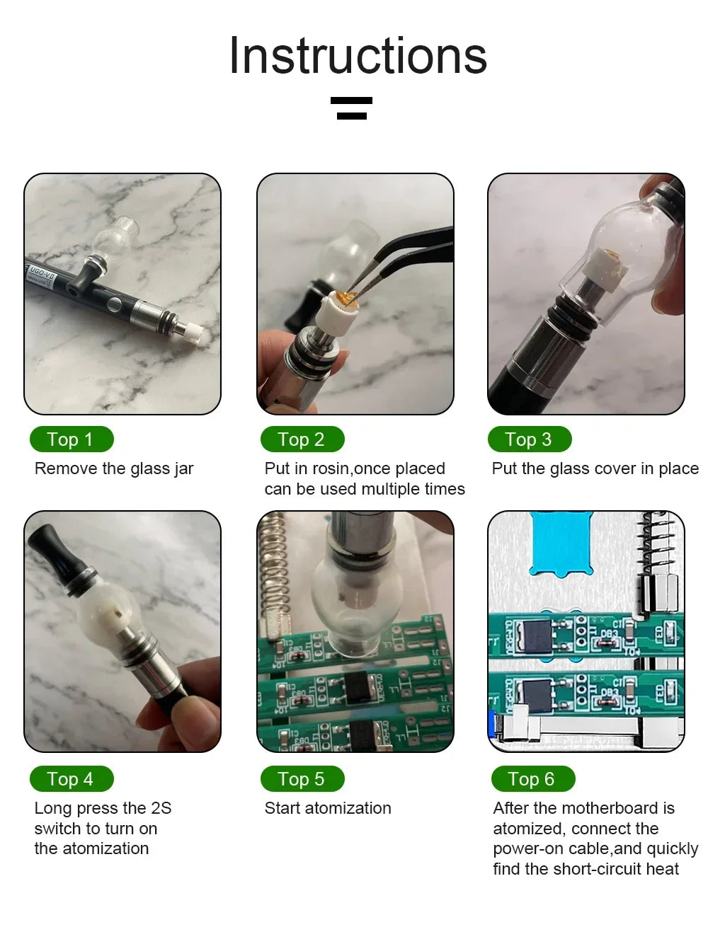 Rosin Atomiser Pen for PCB Repair