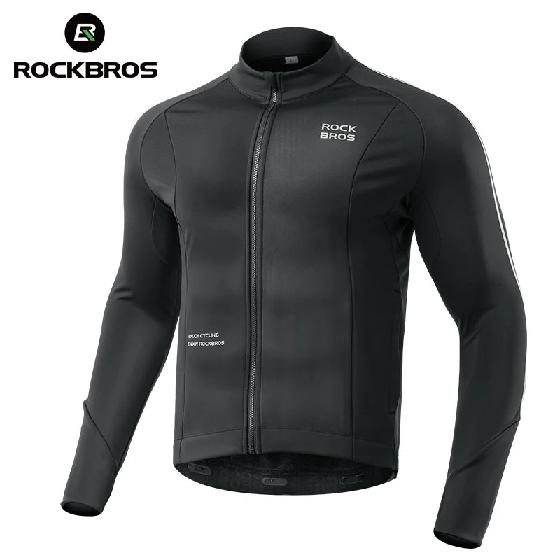 Women’s Winter Cycling Jacket with Fleece Lining and Windproof Design