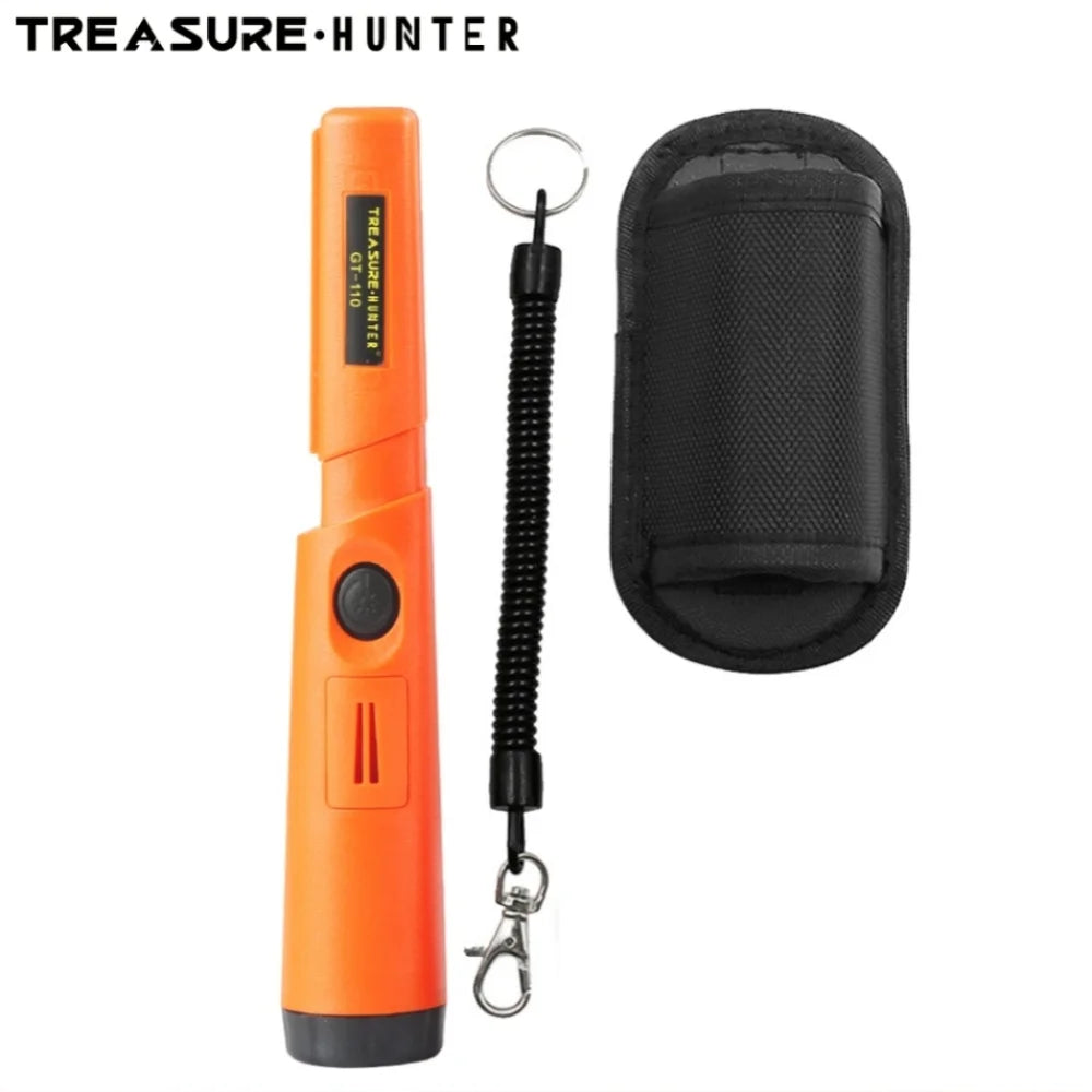 Treasure Hunter GT110 Handheld Metal Detector Pinpointer Probe Anti-scratch Pinpointing Waterproof 360 Degree Scan