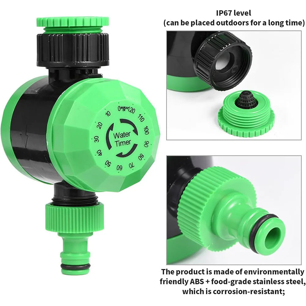 Mechanical Garden Hose Timer, Up to 120 Minutes