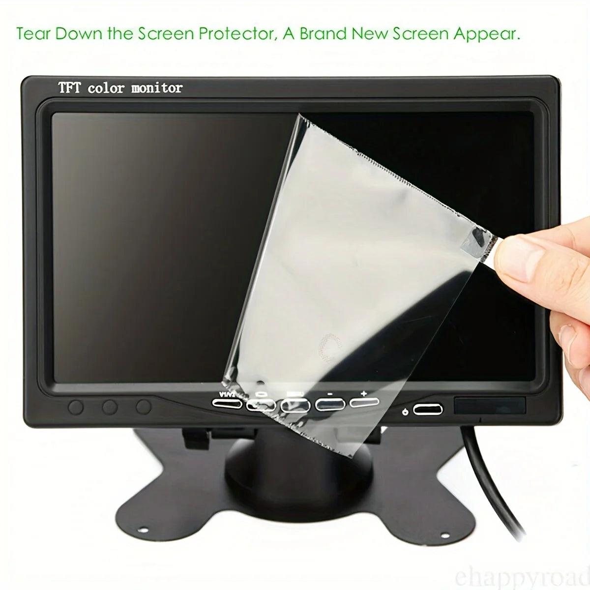 7 Inch TFT LCD Backup Parking Monitor with Night Vision Rear View Camera System