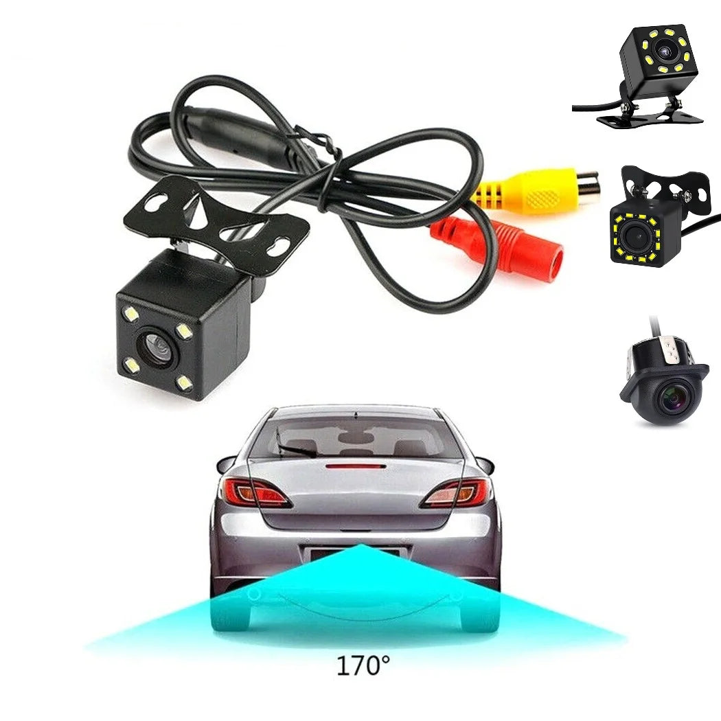 Waterproof Car Rear View Camera 12V Wide Angle Night Vision Reverse Parking CCD LED Backup Monitor Universal