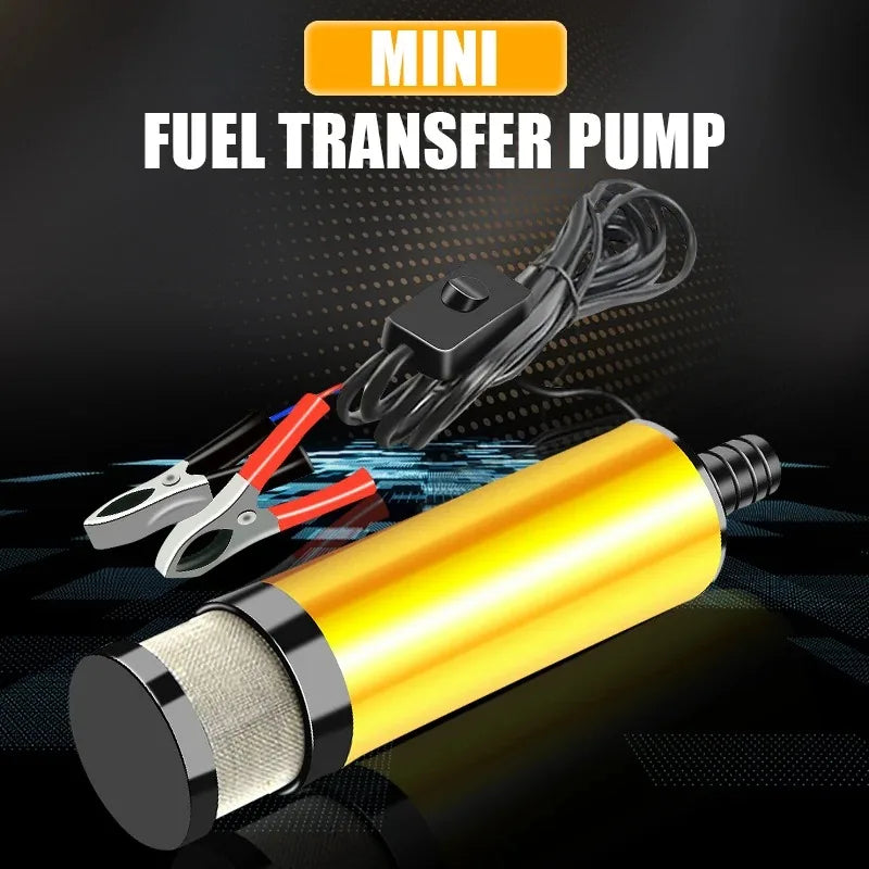Pompa di trasferimento liquidi compatta a 12V - 38 o 51 mm