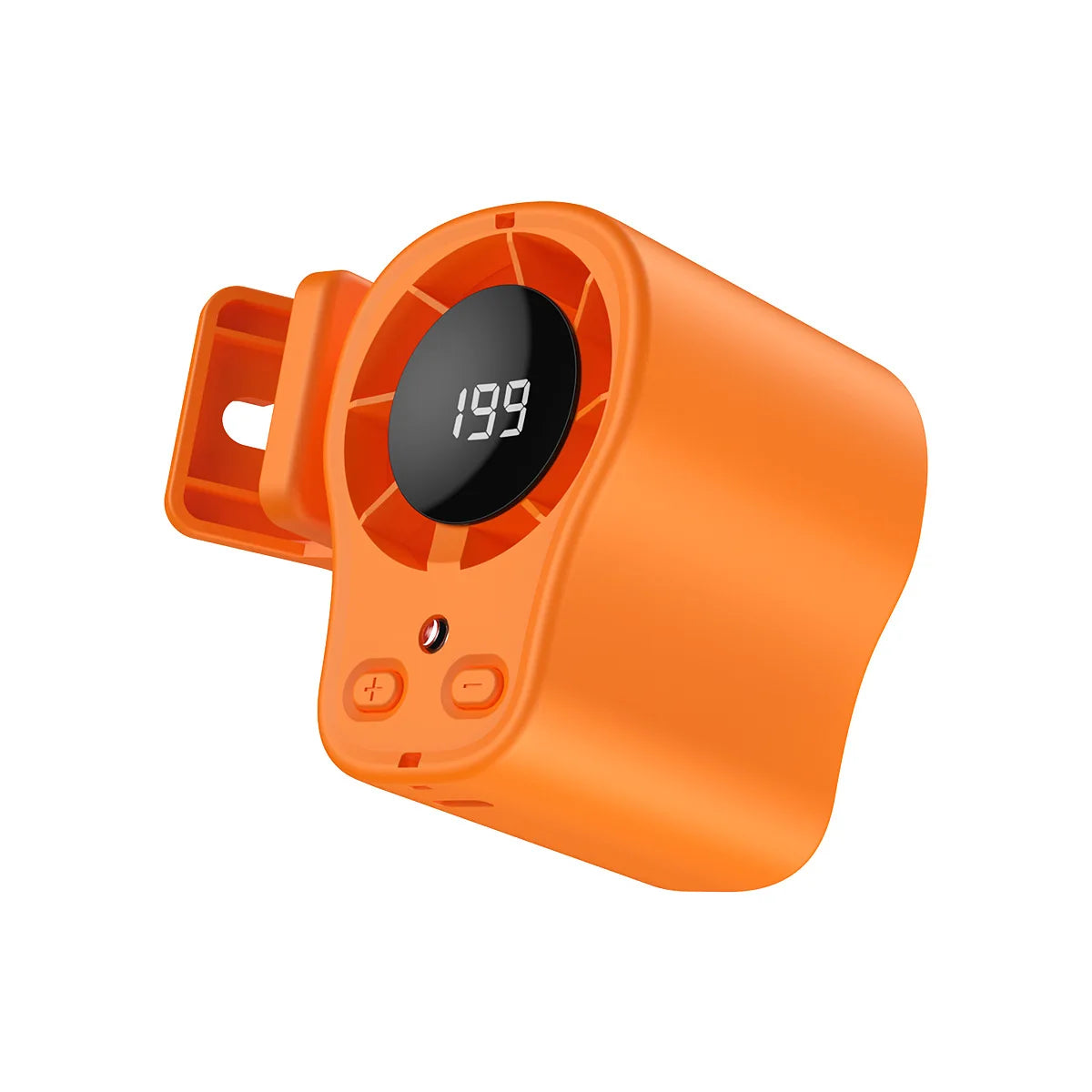 Tragbarer Clip-on-Ventilator mit LED-Licht