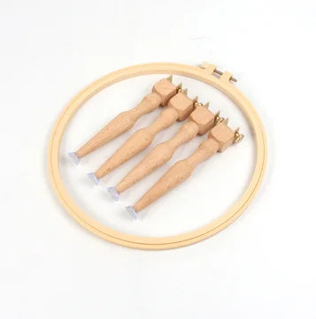 Stand in legno per cerchio ricamo e accessori
