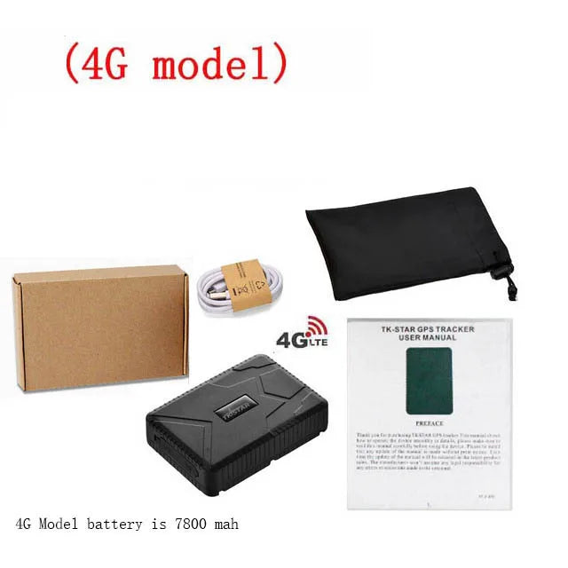 4G Car GPS Tracker TKSTAR TK915 GPS Locator 10000mAh Magnet Waterproof IP65 GPS Car Tracker Tamper Alert LIFETIME FREE APP