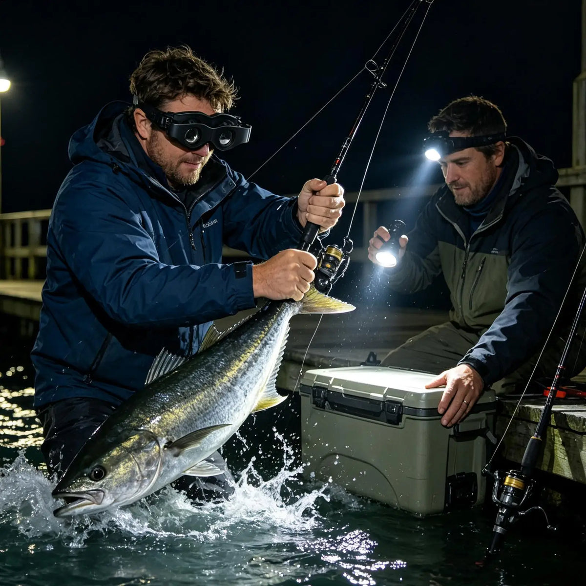 Wearable Fishing Binocular Glasses